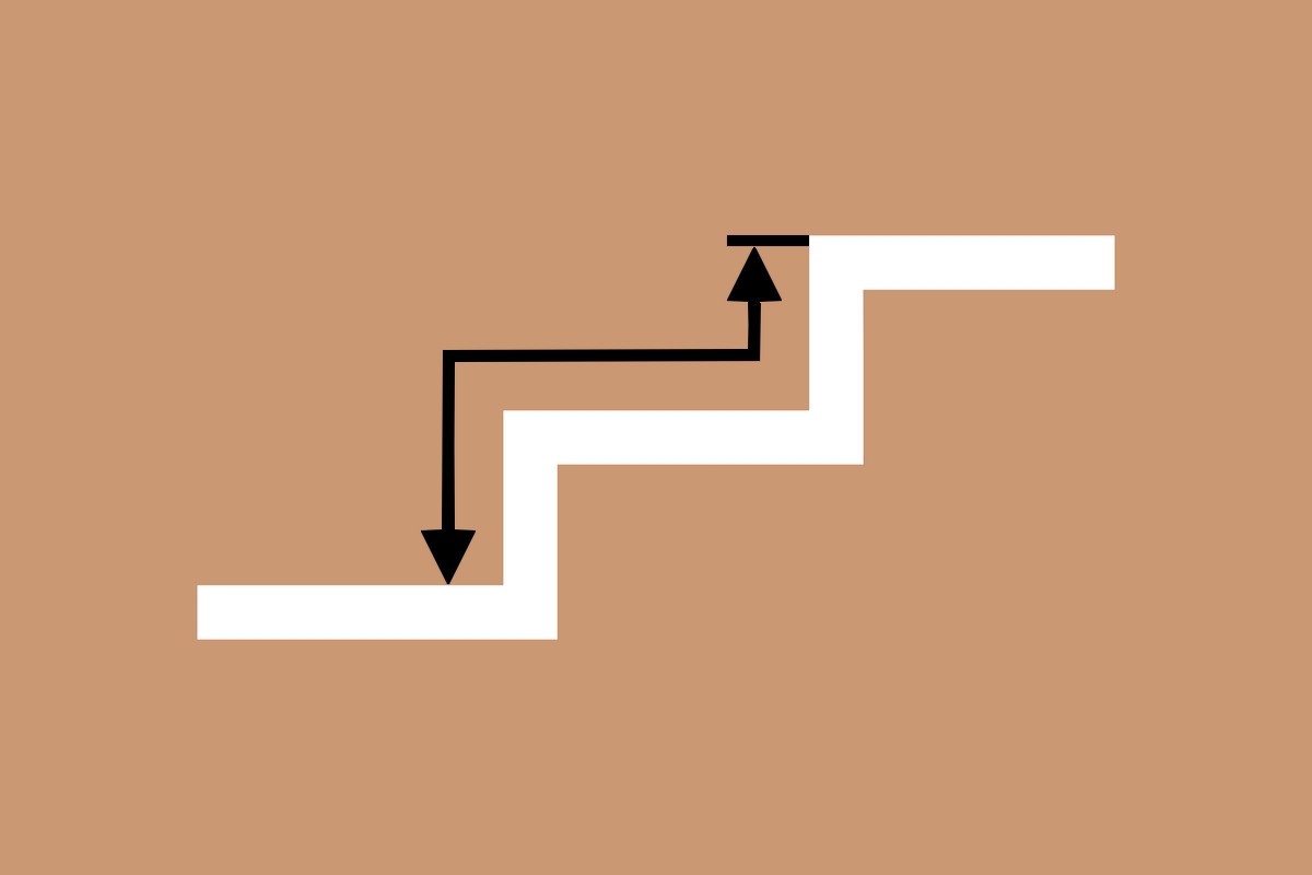 Calcul Tremie Escalier 1 4 Tournant Haut Dimensions escalier - emplacement, encombrement escaliers