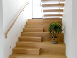 escalier mixte linéa et ego bois verre